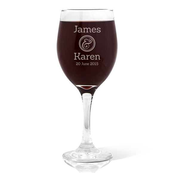 Couples Wine Glass