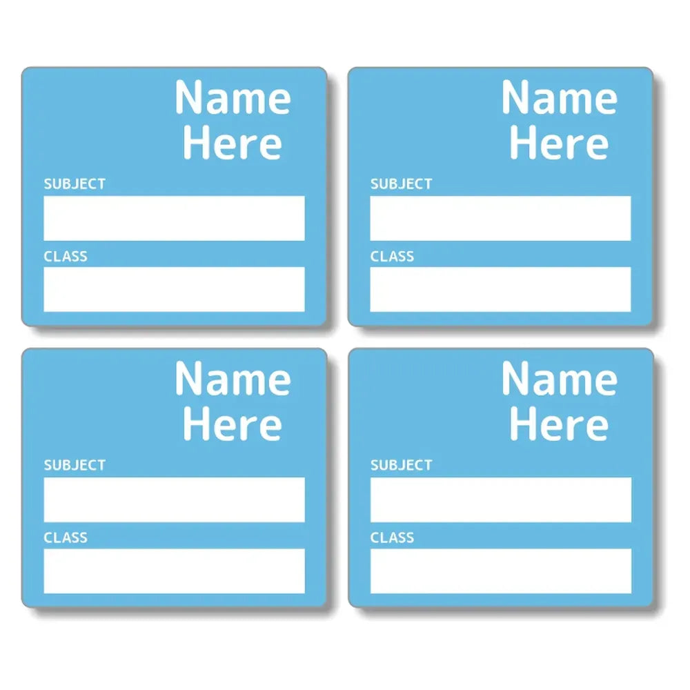 Single Colour School Book Labels