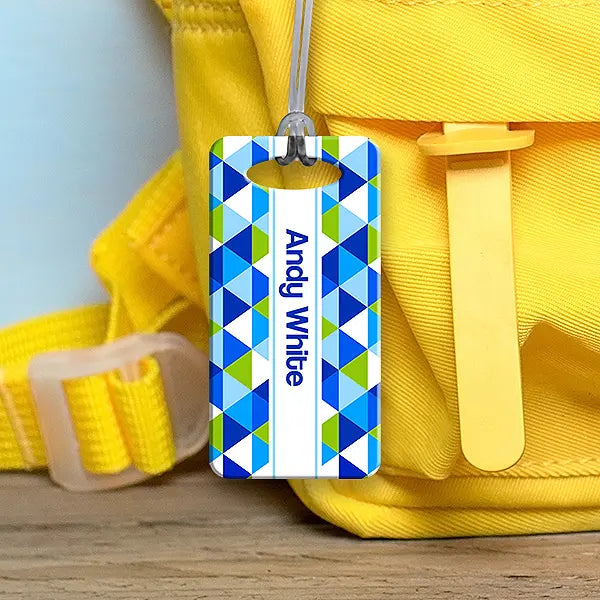 Geometric Bag Tag