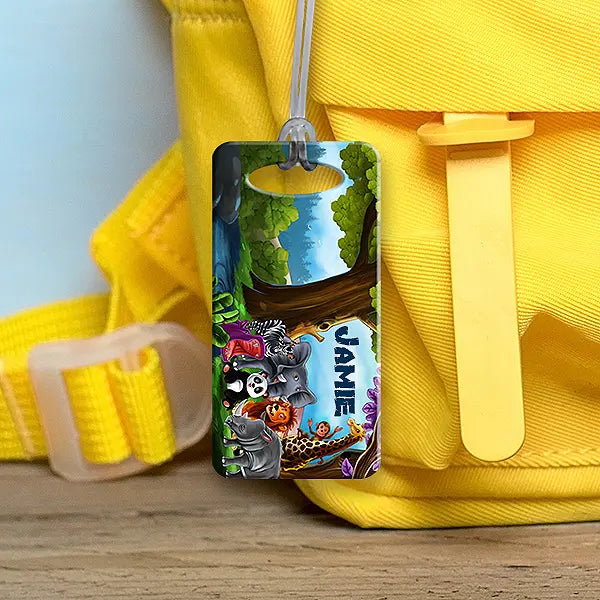 Visits the Zoo Bag Tag
