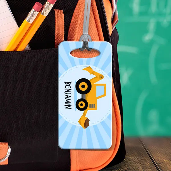 Yellow Digger Bag Tag