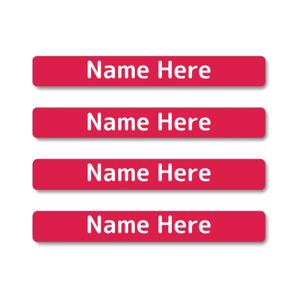 Single Colour Mini Name Labels
