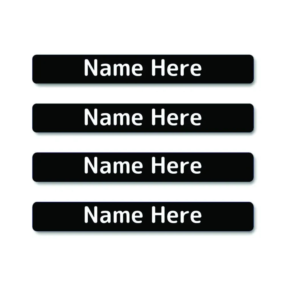 Single Colour Mini Name Labels