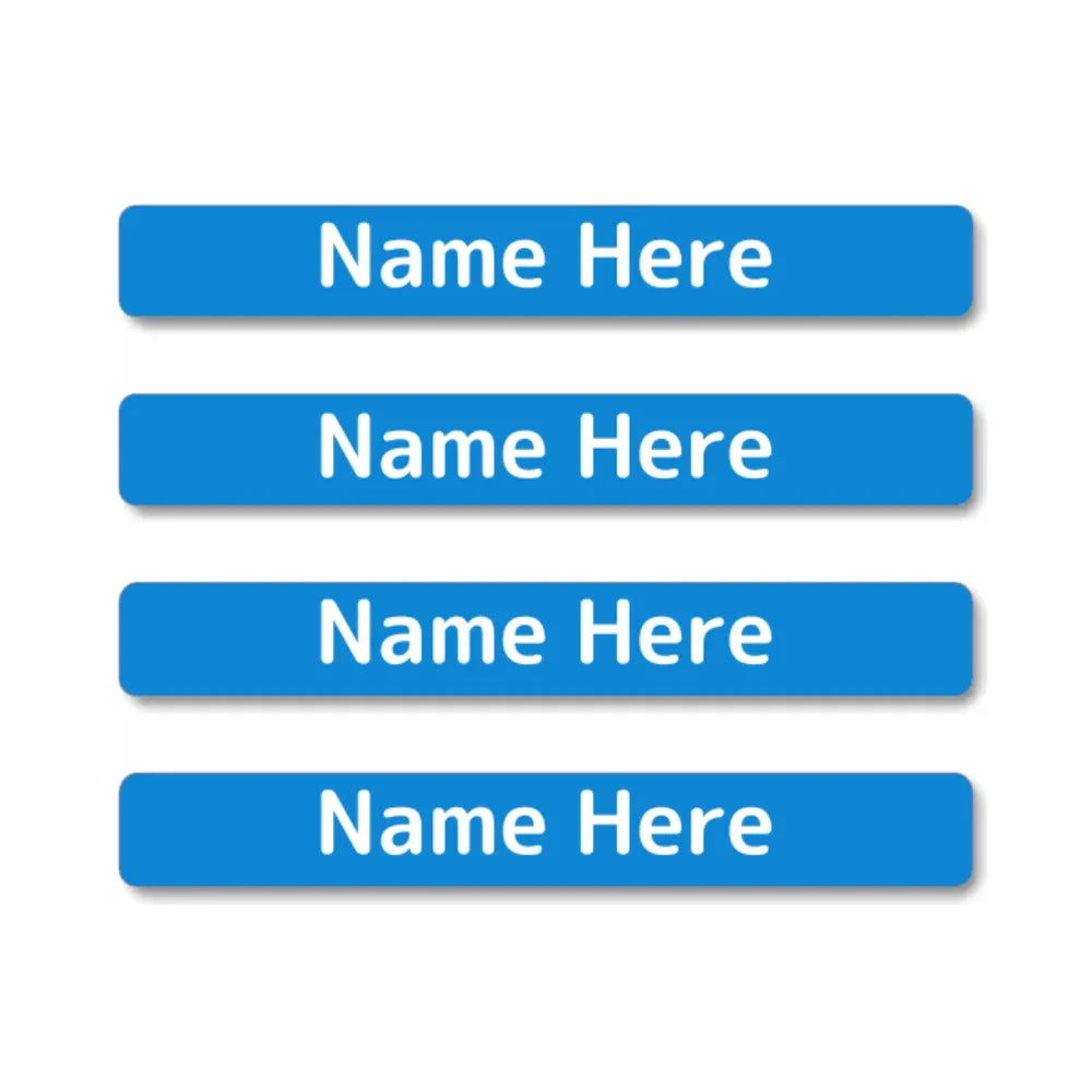 Single Colour Mini Name Labels