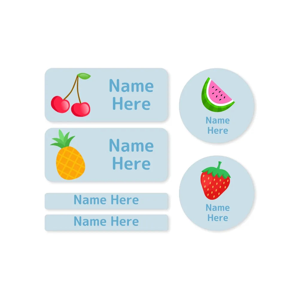 Tropical Fruit Mixed Name Label Pack