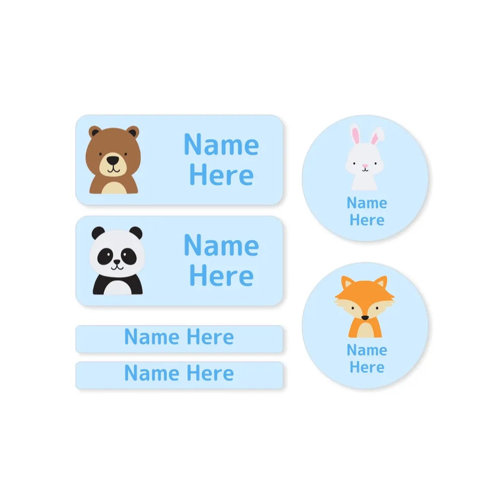 Woodland Animals Mixed Name Label Pack