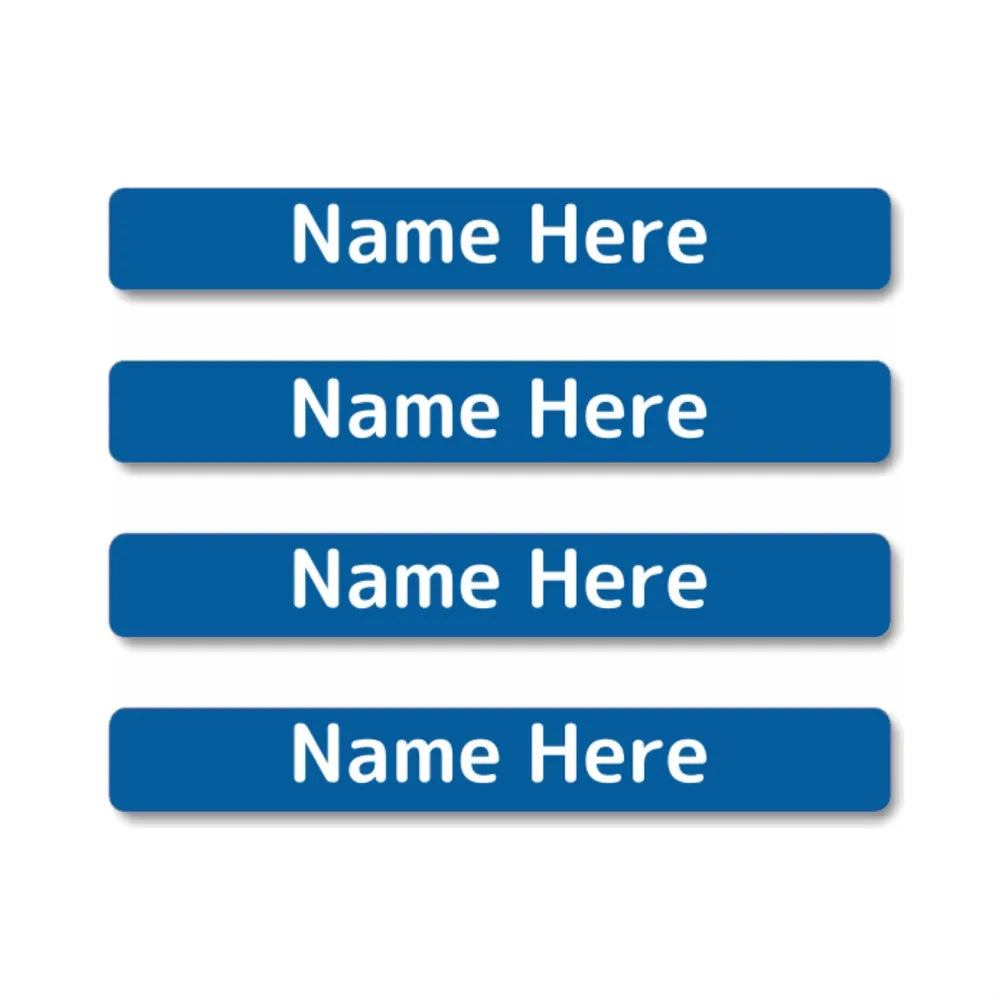 Single Colour Mini Name Labels