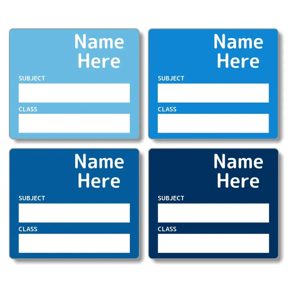 Multi Colour School Book Labels