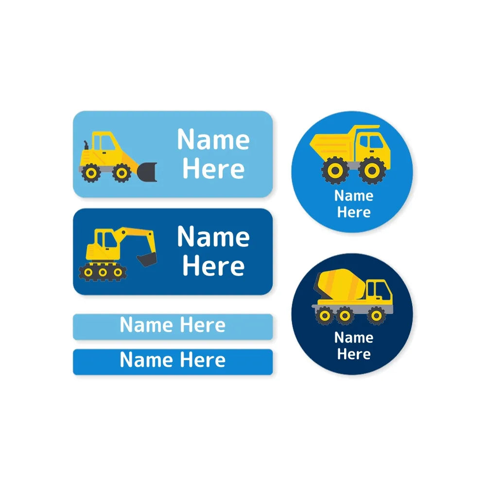 Little Digger Mixed Name Label Pack