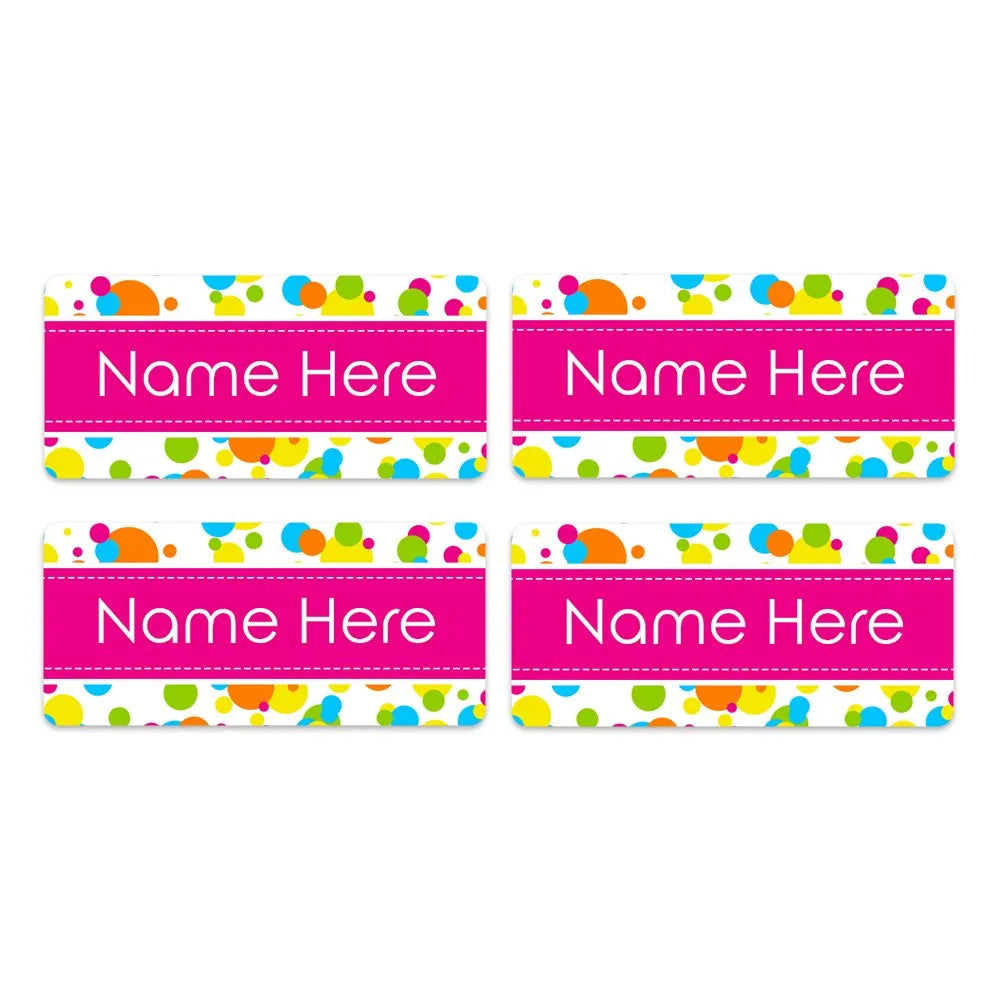 Bubbles Rectangle Name Labels