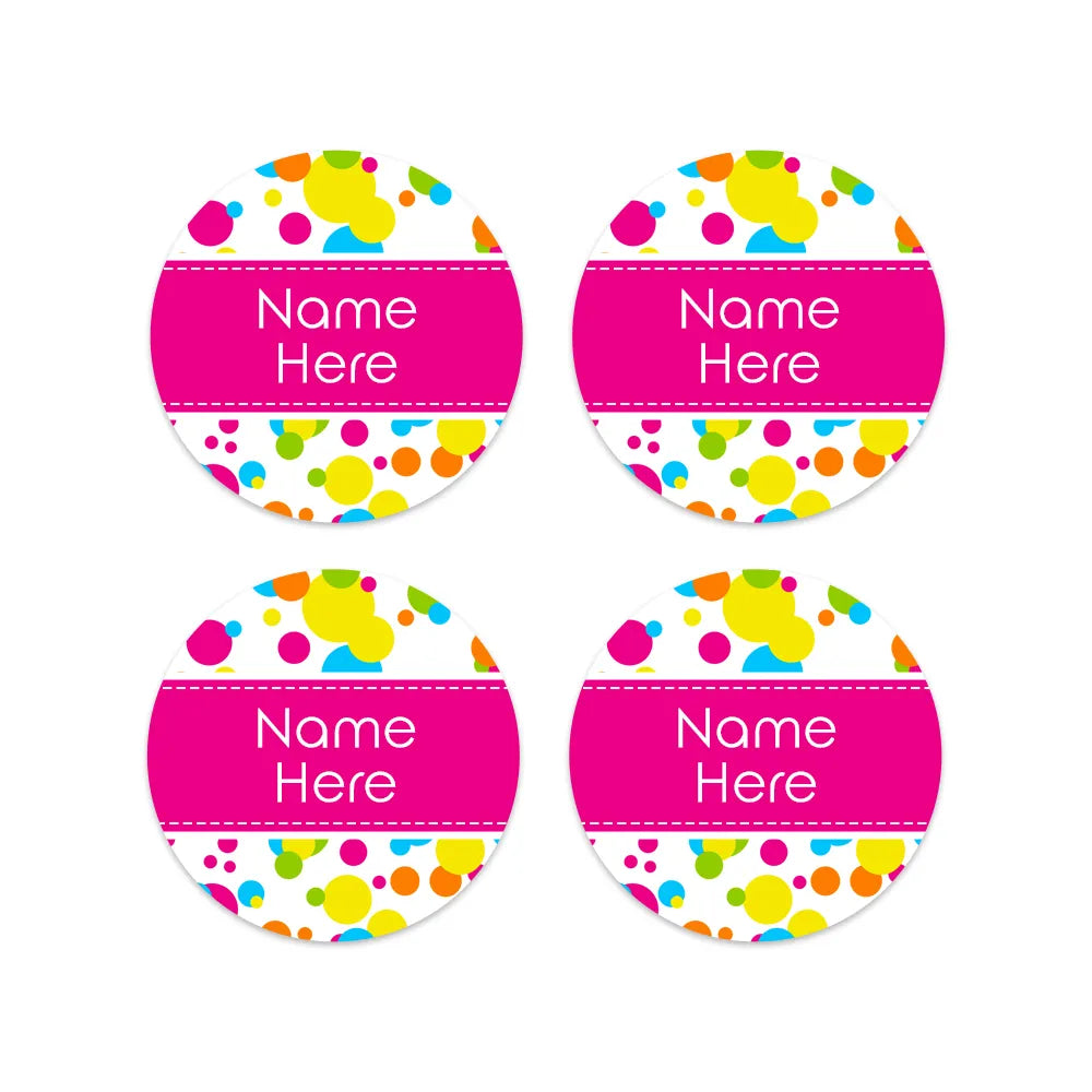 Bubbles Round Name Labels