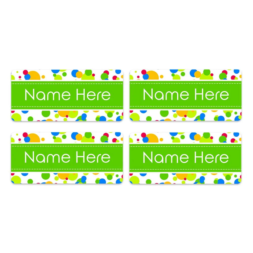 Bubbles Rectangle Name Labels
