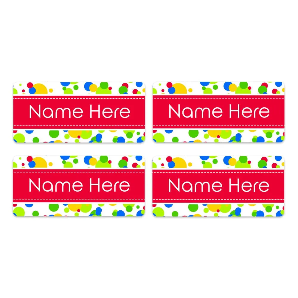 Bubbles Rectangle Name Labels