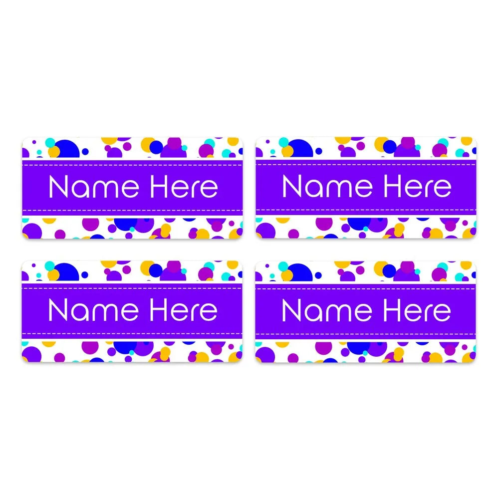 Bubbles Rectangle Name Labels