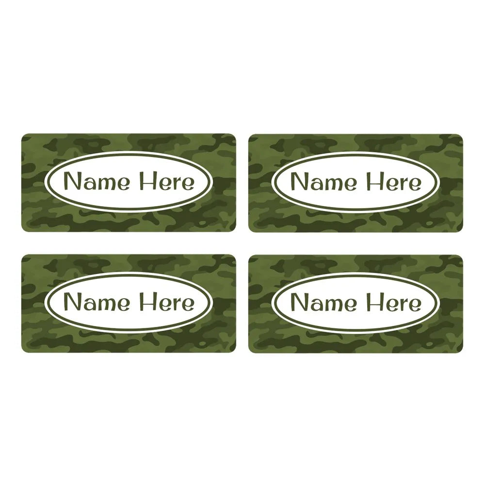 Camo Rectangle Name Labels