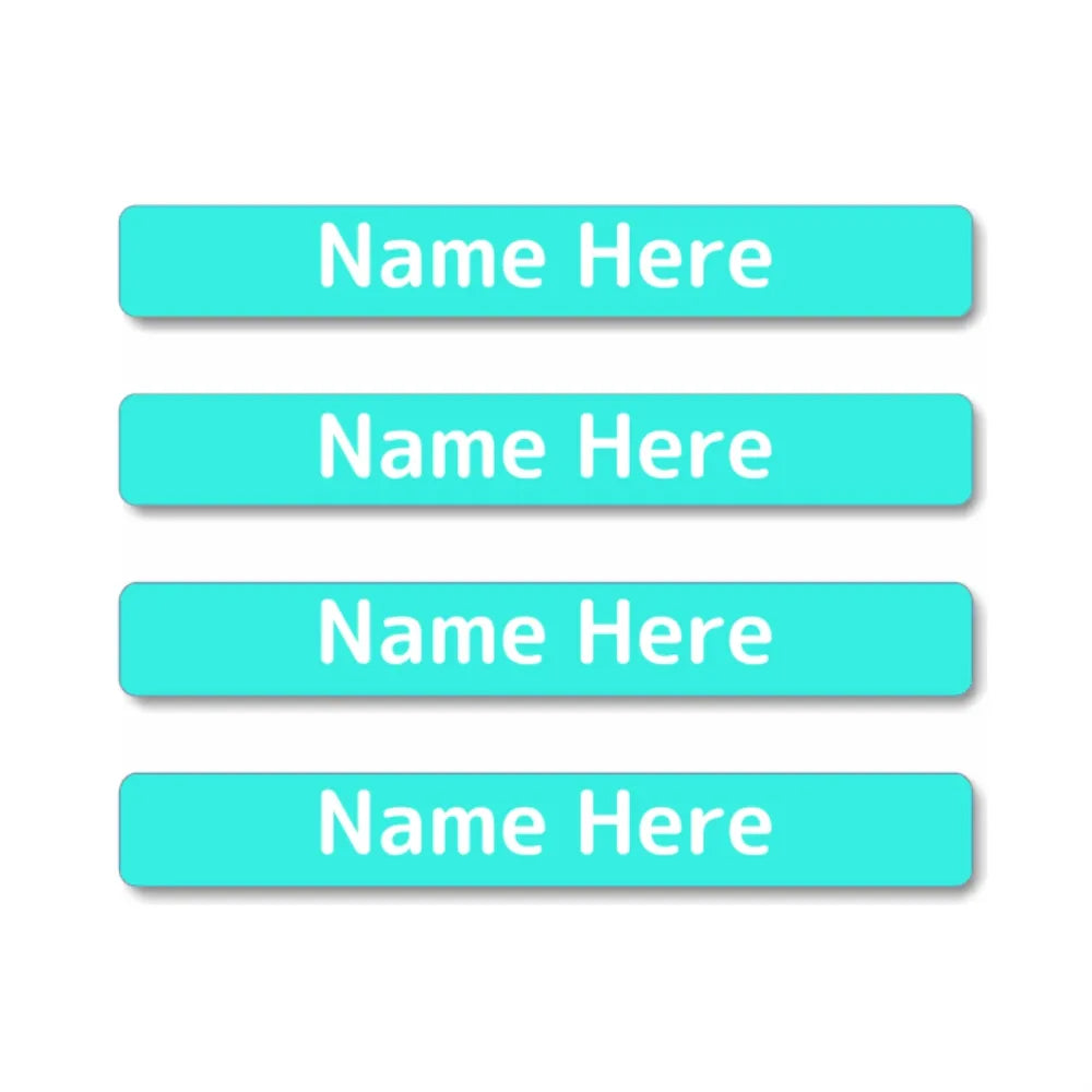Single Colour Mini Name Labels