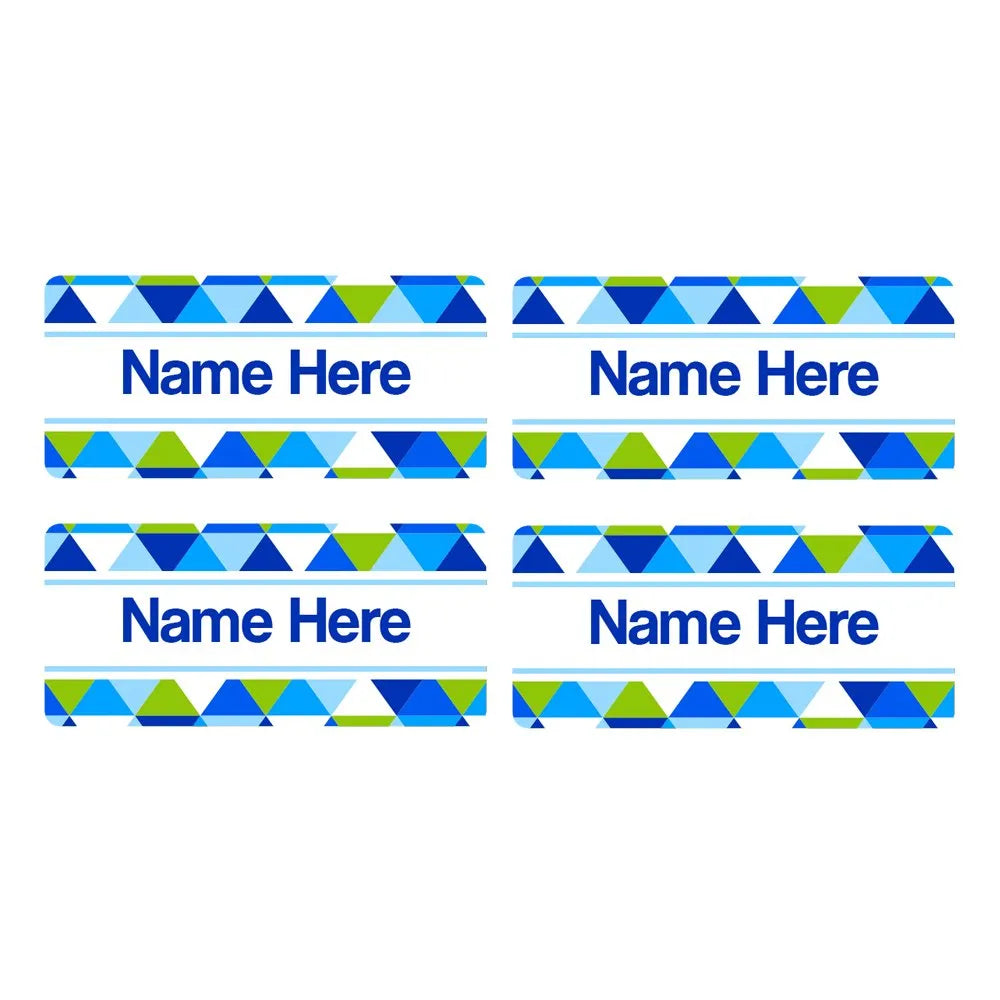 Geometric Rectangle Name Labels