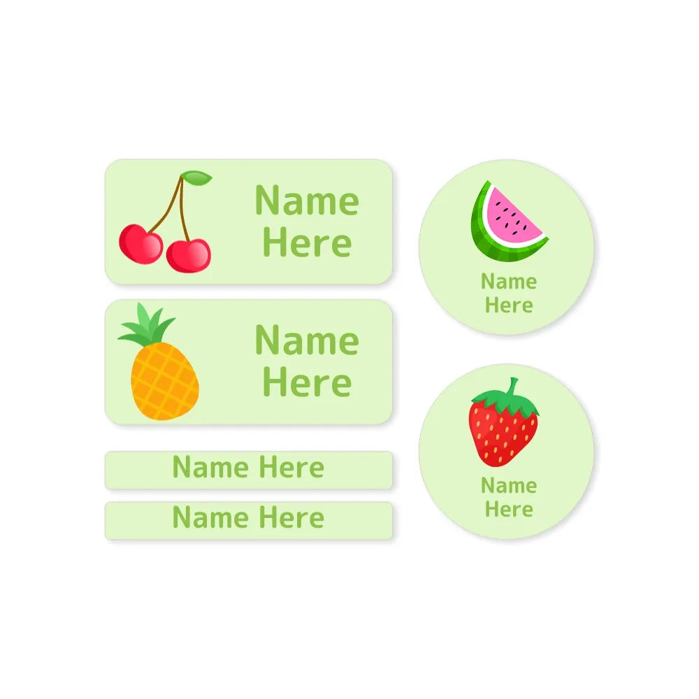 Tropical Fruit Mixed Name Label Pack