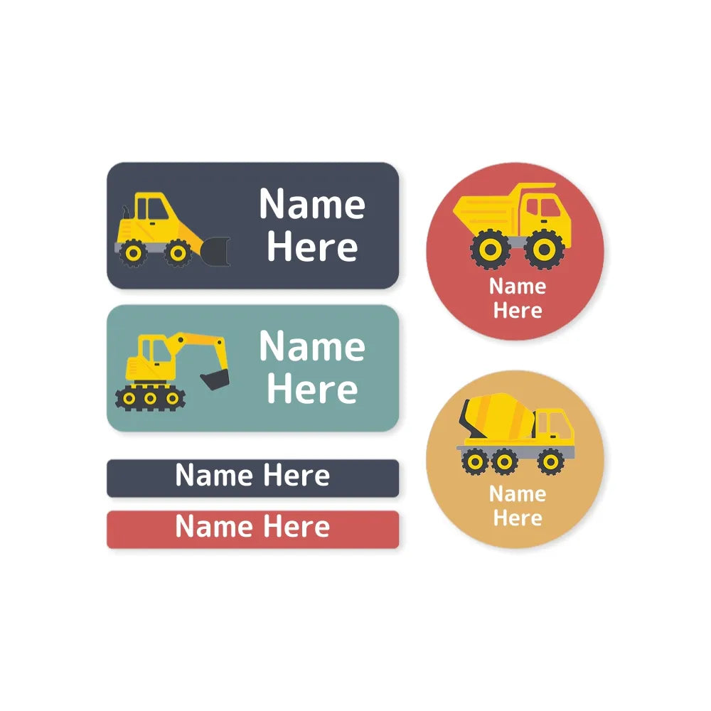 Little Digger Mixed Name Label Pack
