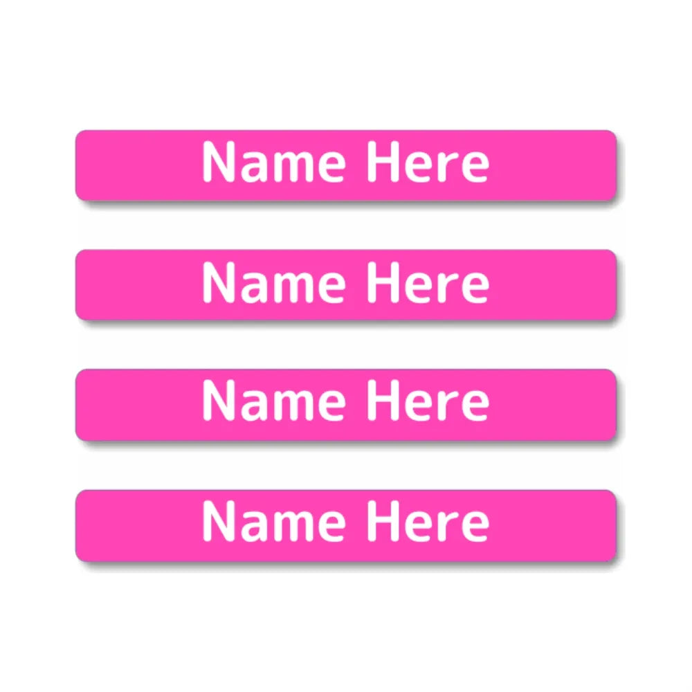 Single Colour Mini Name Labels