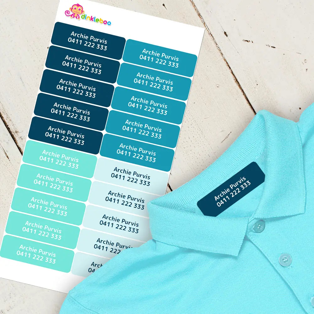Summer Iron On Clothing Labels