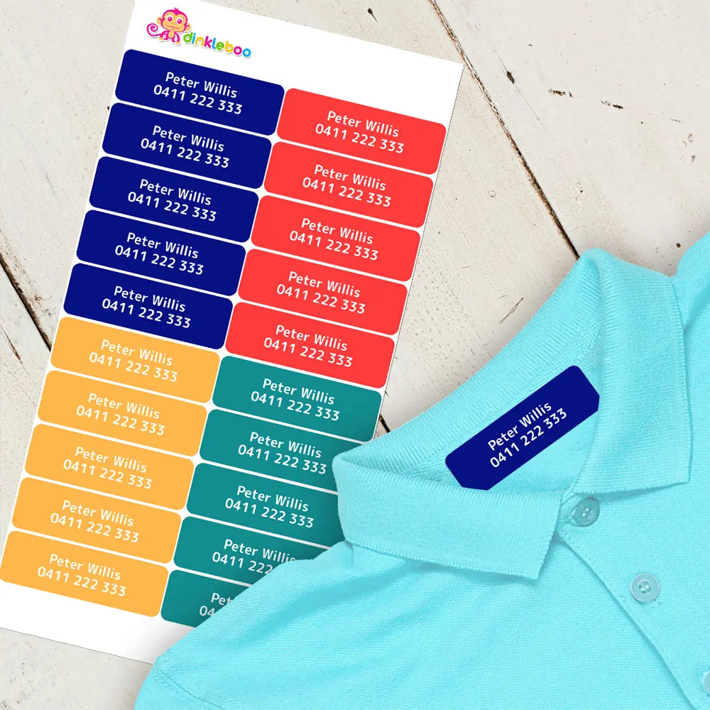 Marine Iron On Clothing Labels