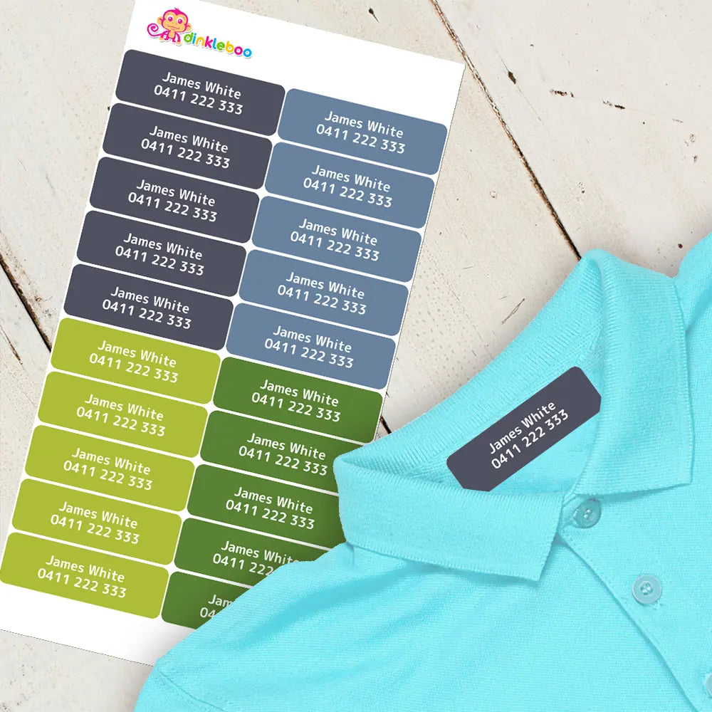 Natural Iron On Clothing Labels