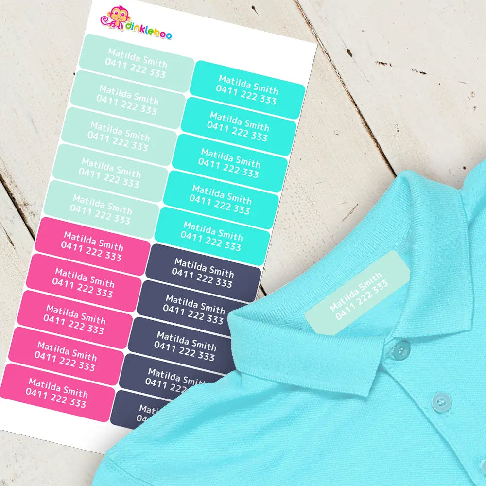 Dazzling Iron On Clothing Labels