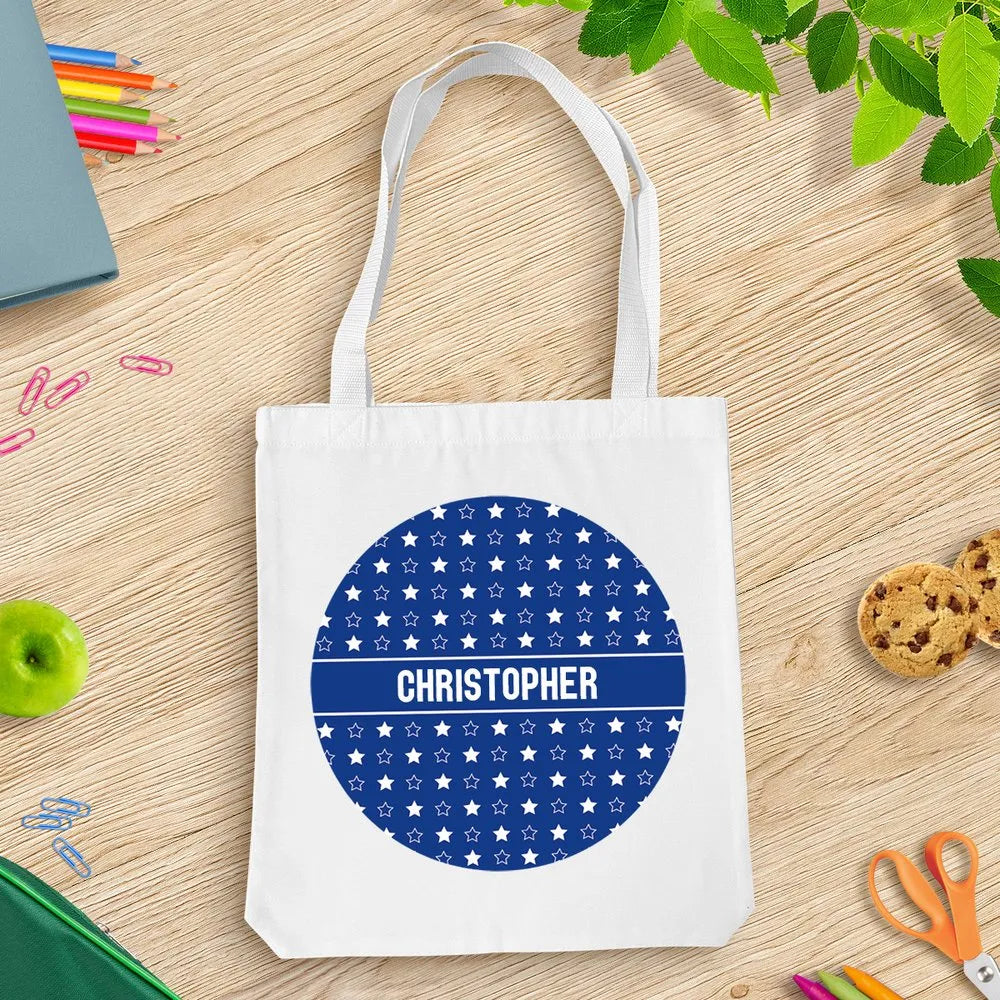 Stars White Tote Bag
