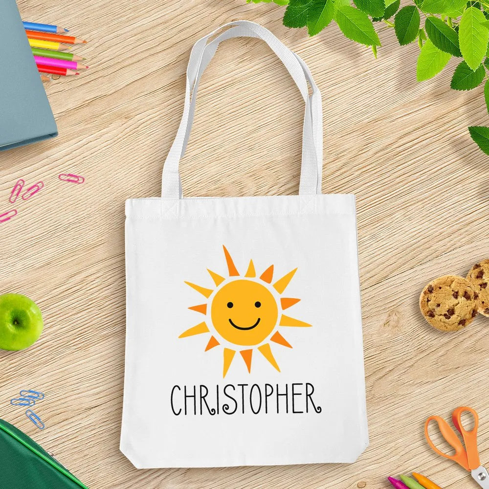 Sunshine White Tote Bag