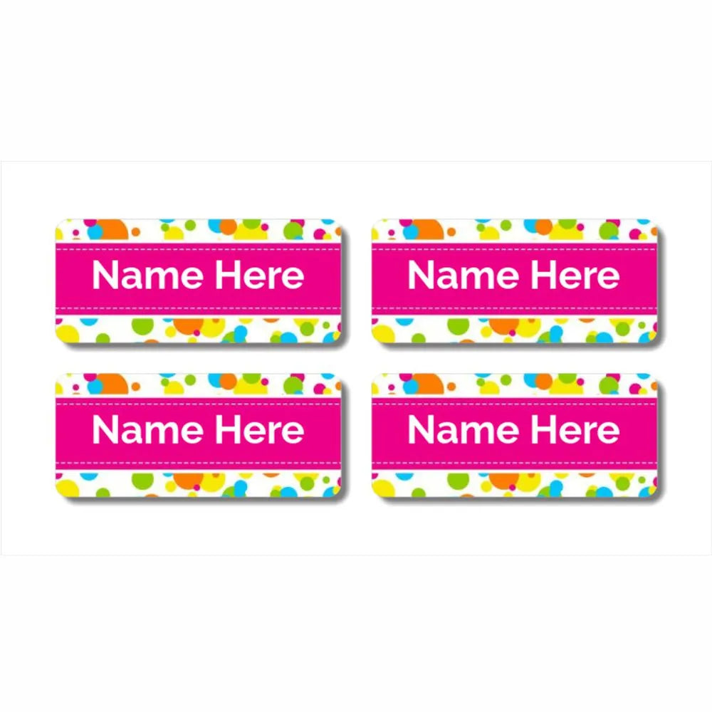 Bubbles Rectangle Name Labels