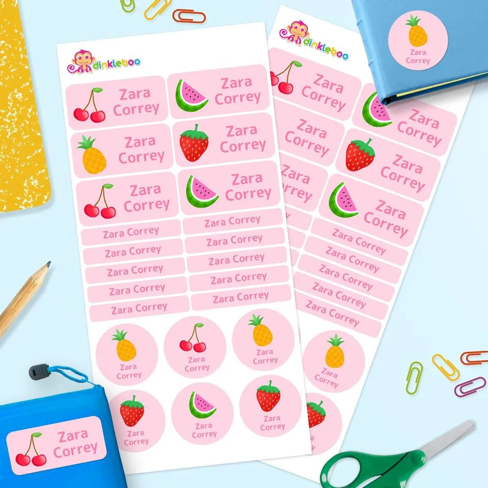 Tropical Fruit Mixed Name Label Pack