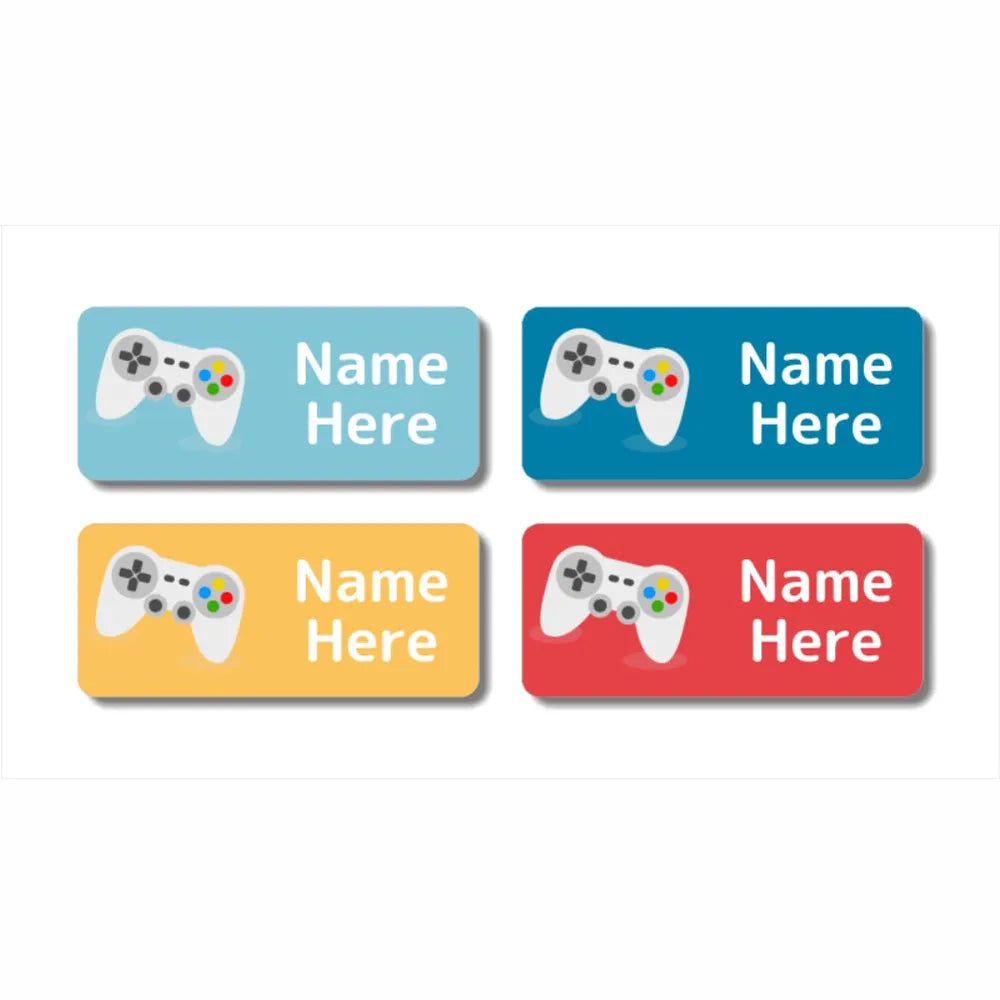 Gaming Rectangle Name Labels