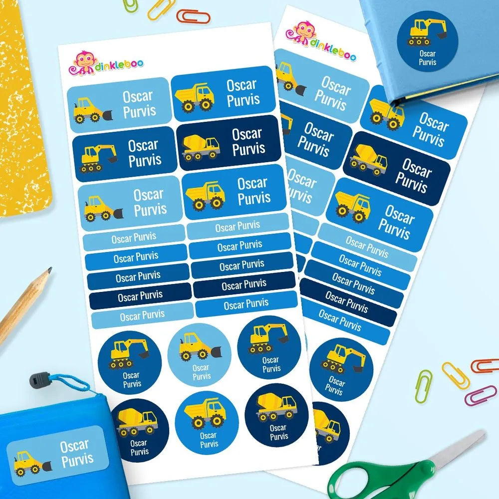 Little Digger Mixed Name Label Pack