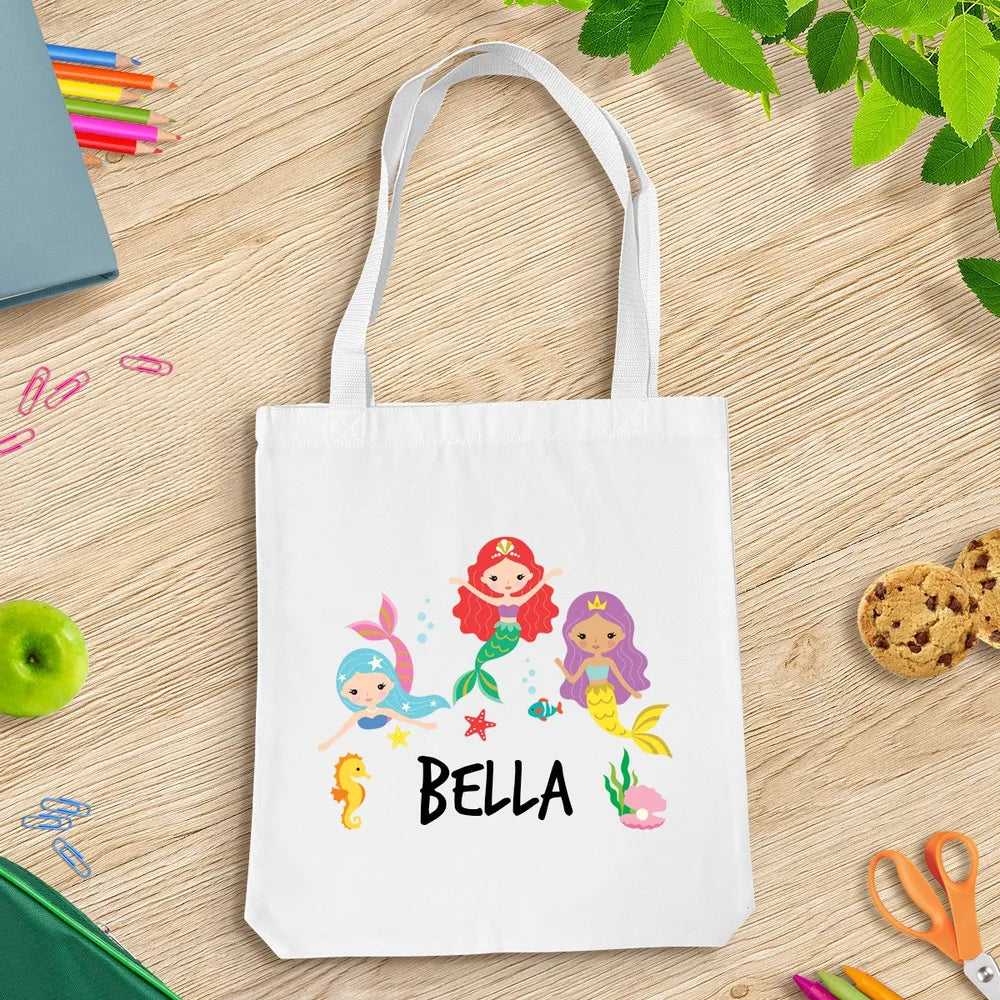 Mermaids White Tote Bag
