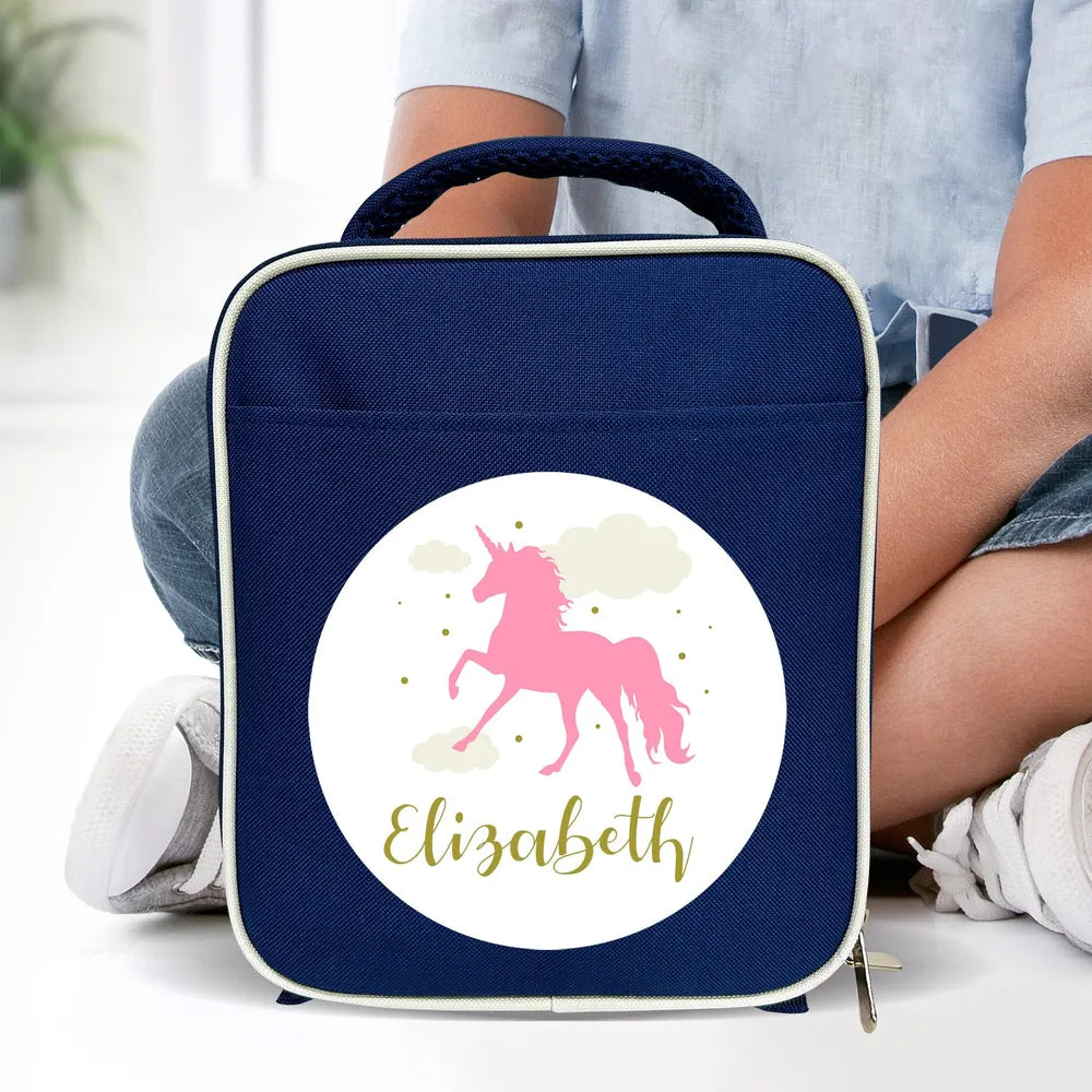 Pink Unicorn Lunch Bag