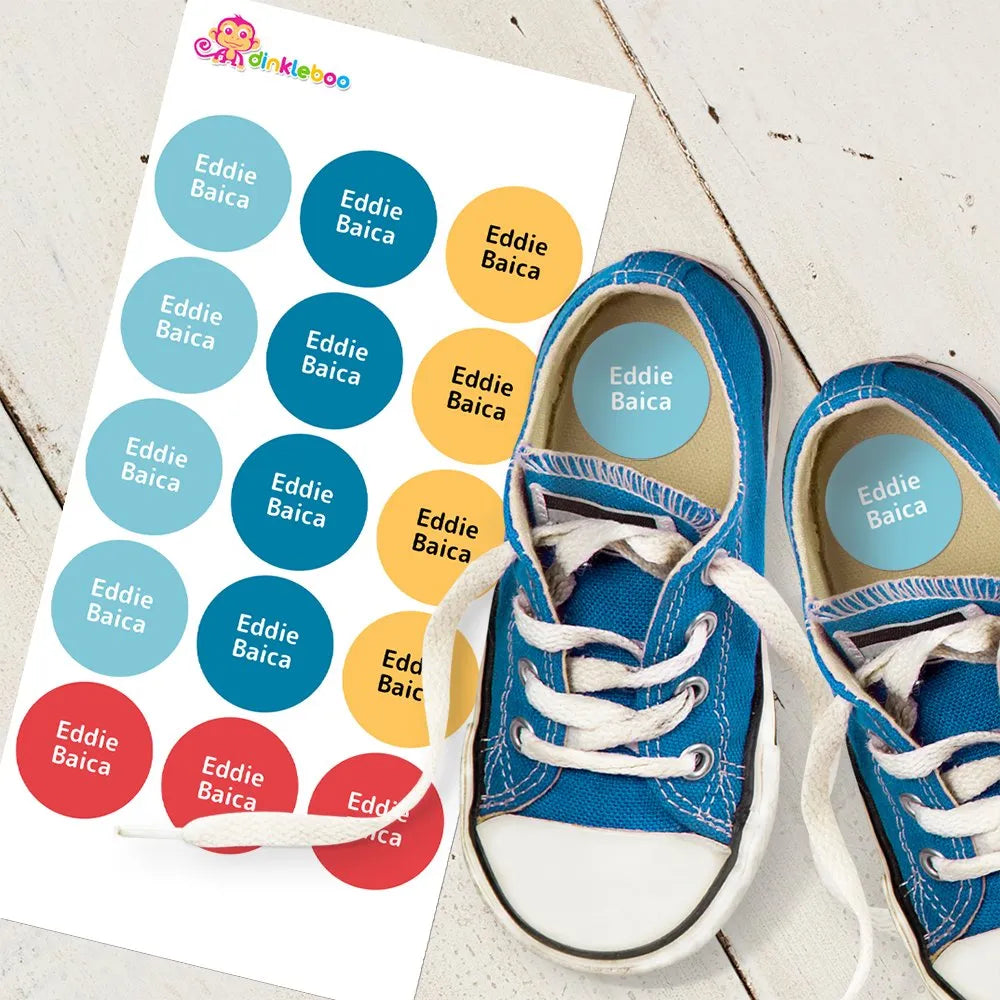 Bright Shoe Dot Labels