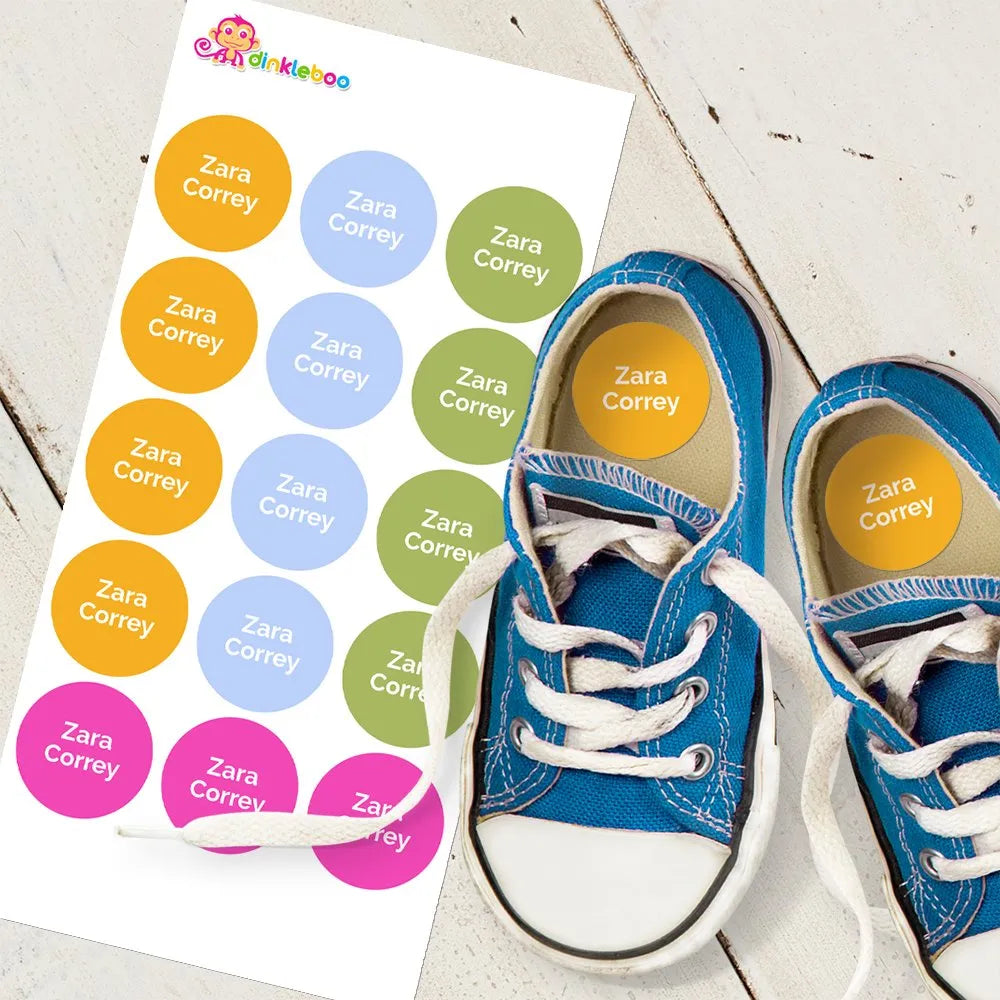 Lollipop Shoe Dot Labels