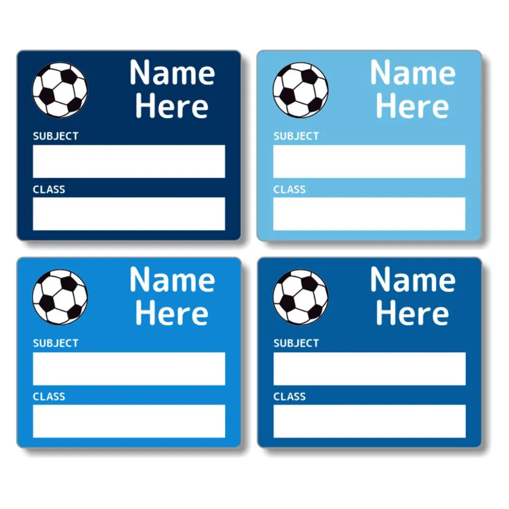 Soccer Ball School Book Labels