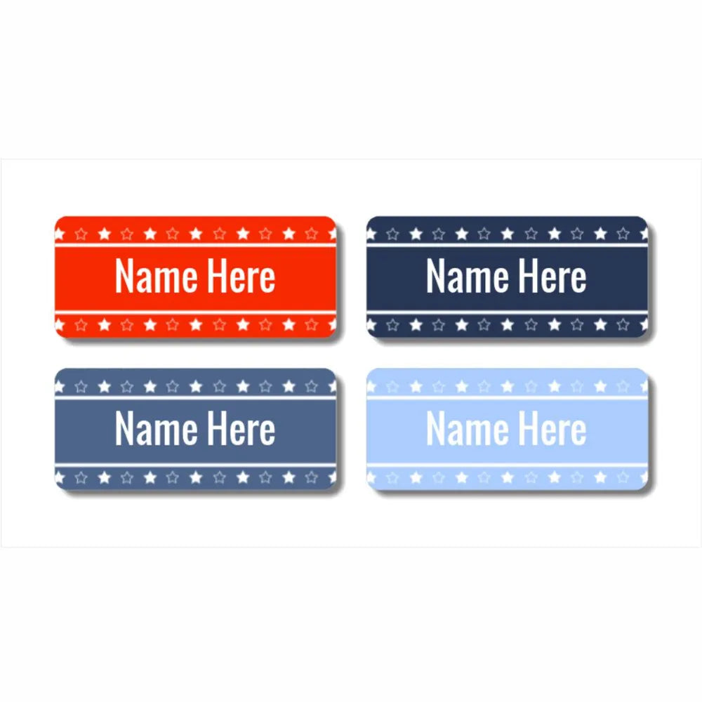 Star Rectangle Name Labels