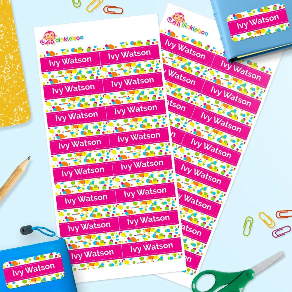 Bubbles Rectangle Name Labels