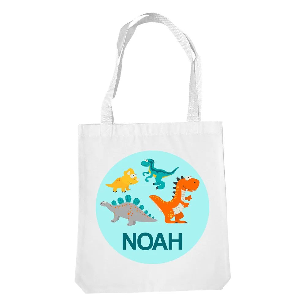 Dinosaurs White Tote Bag