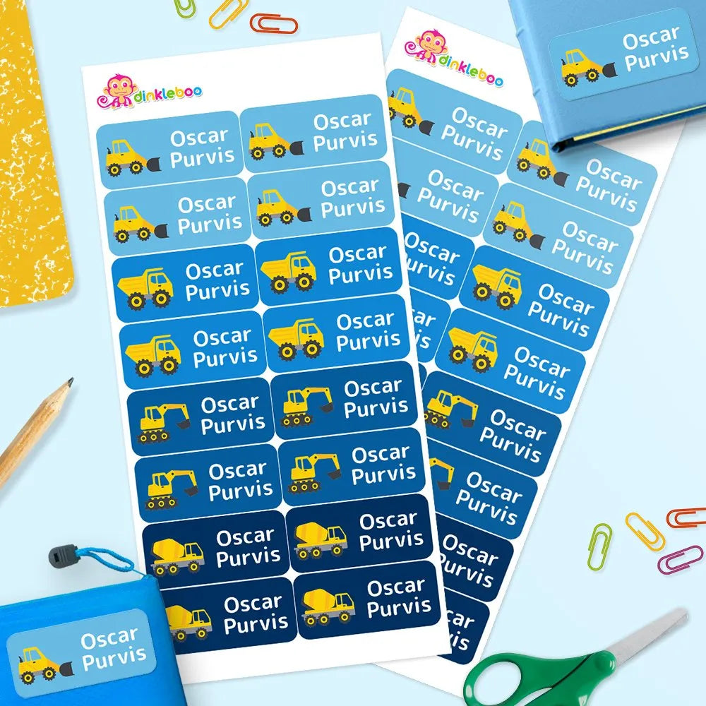 Little Digger Rectangle Name Labels