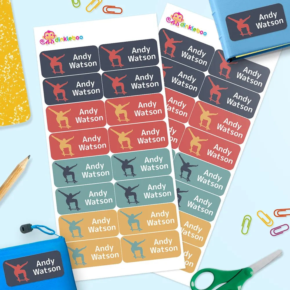 Skater Rectangle Name Labels