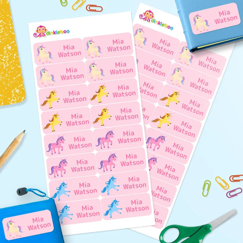 Unicorn Rectangle Name Labels