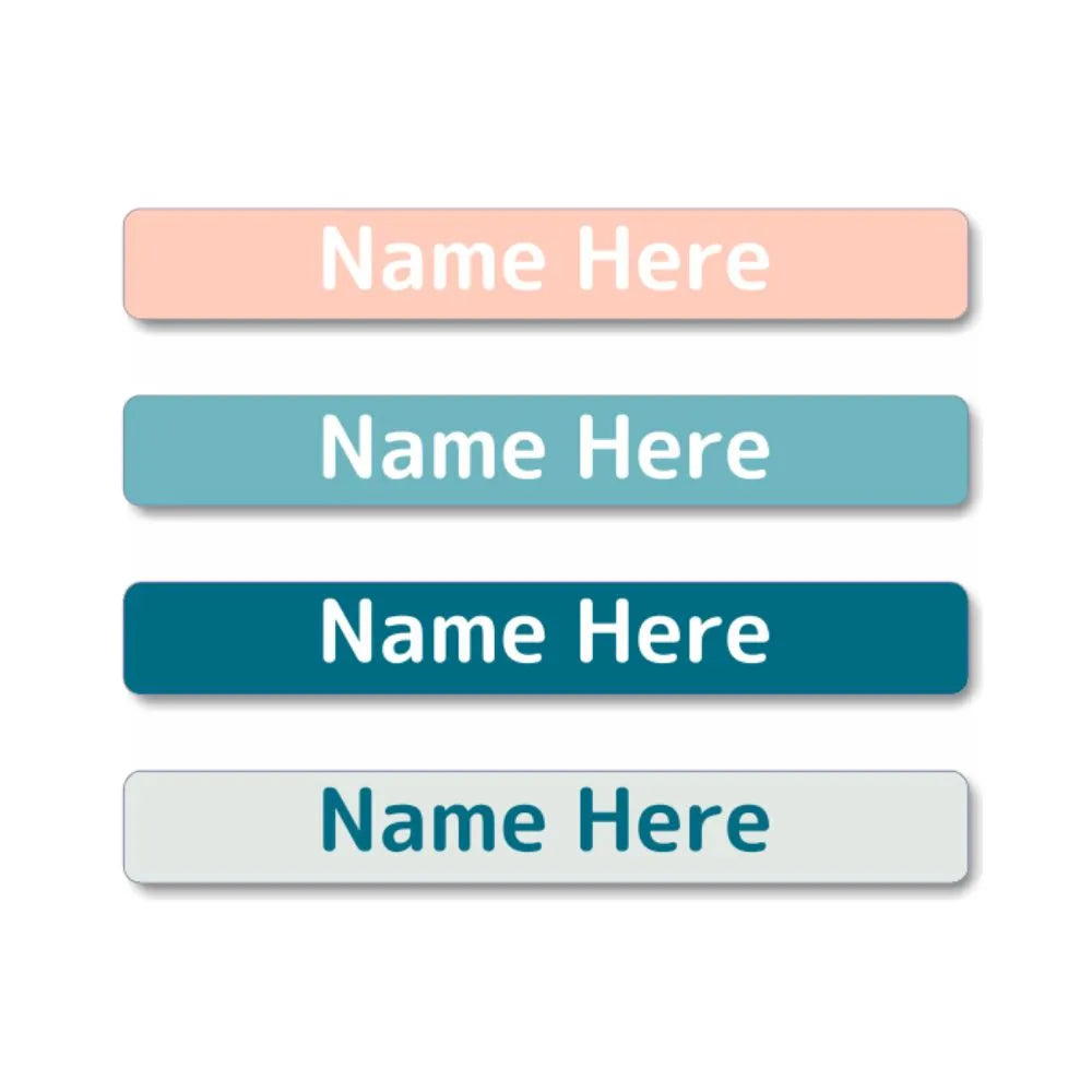 Pastels Mini Name Labels