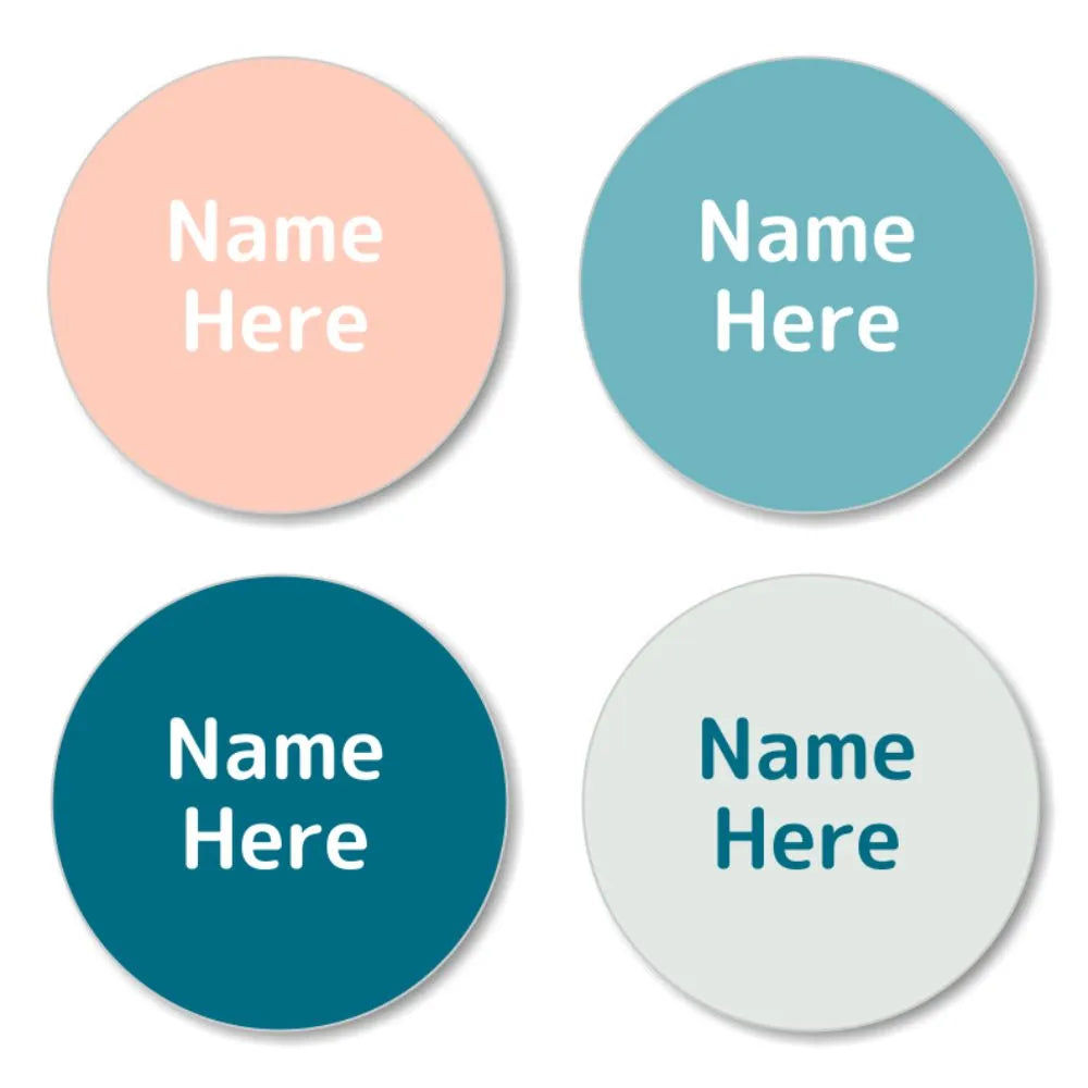 Magenta Shoe Dot Labels