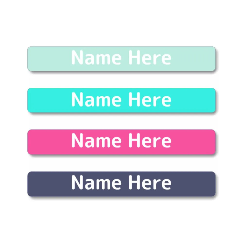Pastels Mini Name Labels