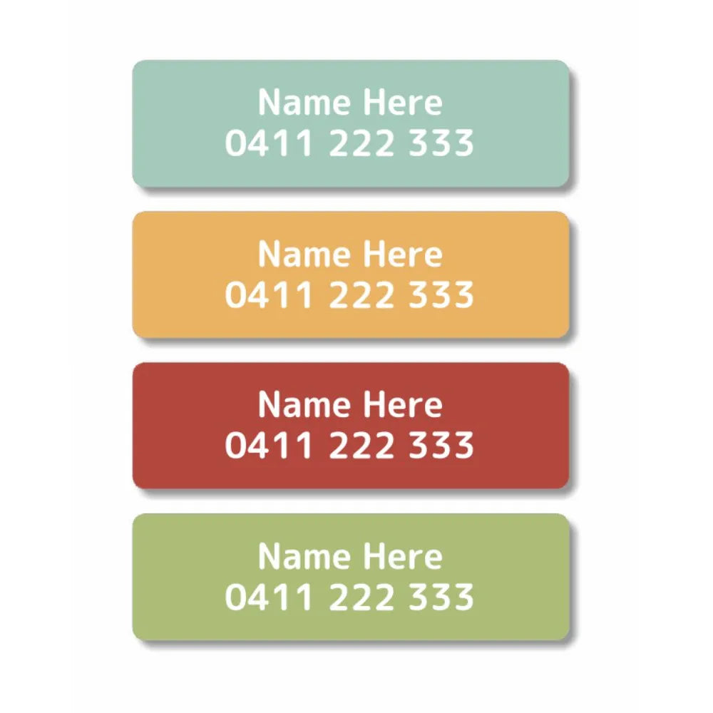 Marine Iron On Clothing Labels