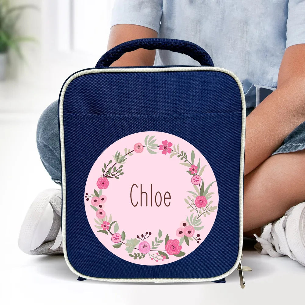 Flower Wreath Lunch Bag